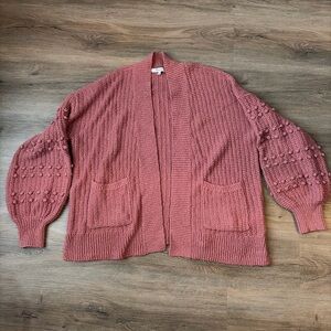 Madewell bobble sleeve cardigan